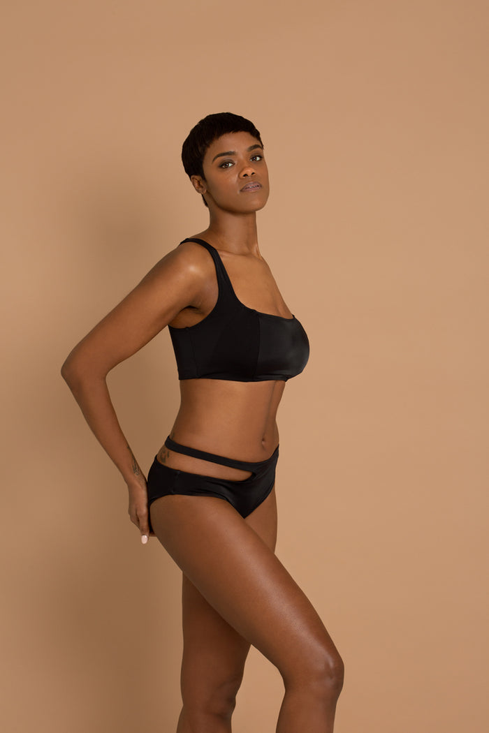 Adina Reay Antigua - Square Neck Top - Black