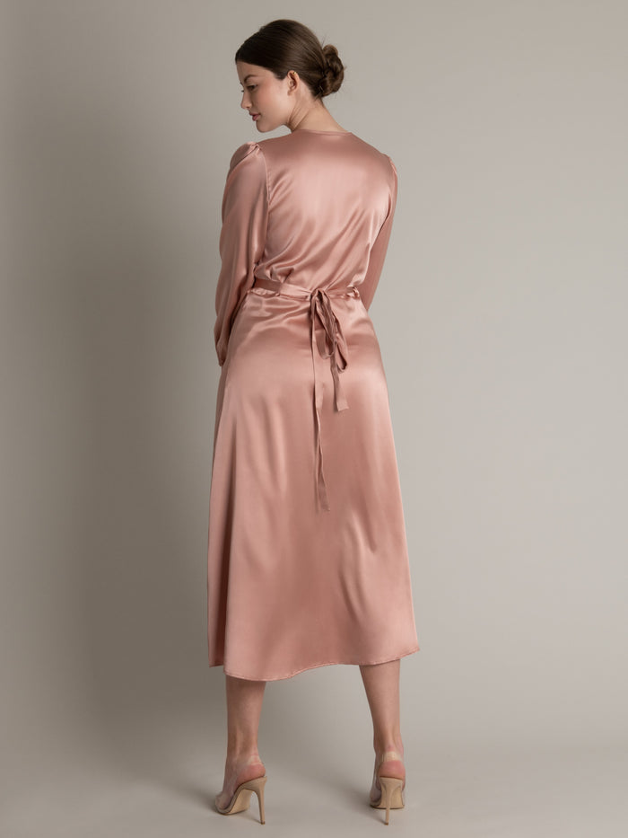 Adina Reay Babsi - Pink - Silk Robe