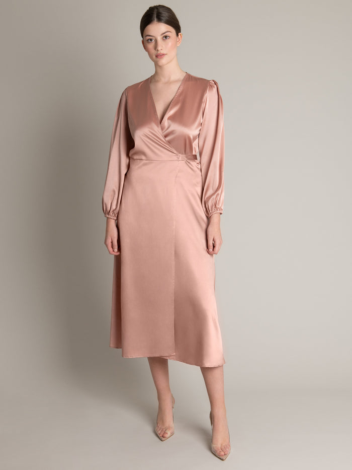 adina reay Babsi - Pink - Silk Robe