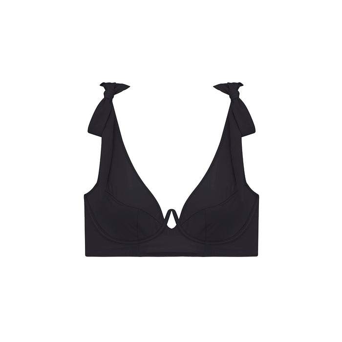 adina reay Capri - Bikini Top - Black