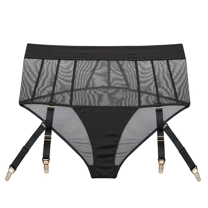 Adina Reay Fran - Black - Short With Suspender