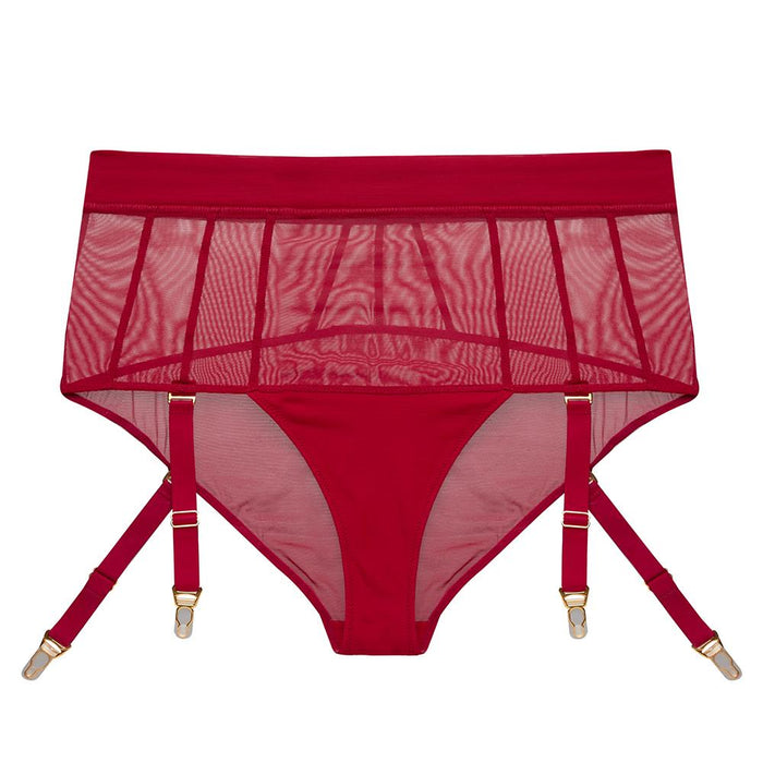 Adina Reay Fran - Scarlet - Short With Suspender