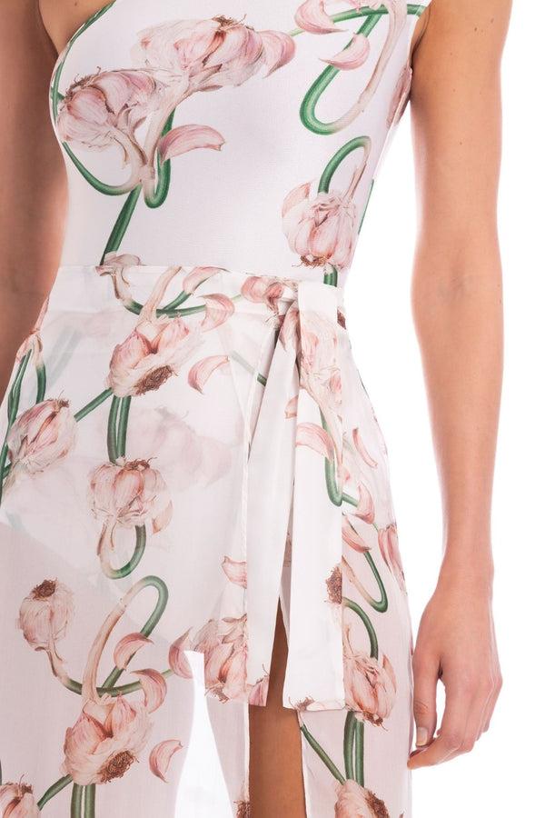 Adriana Degreas Aglio Midi Skirt With Pleats