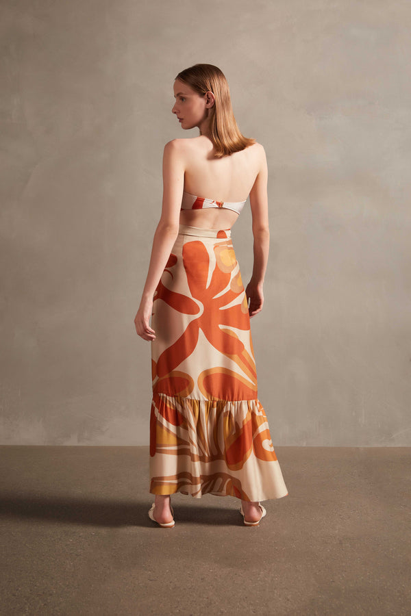 Adriana Degreas Algae Pareo Long Skirt
