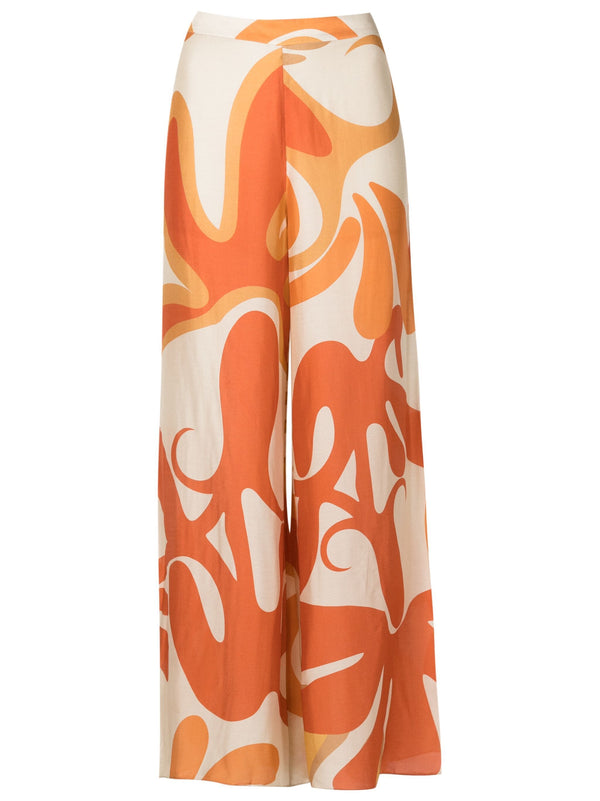 Adriana Degreas Algae Wide-Leg Pants