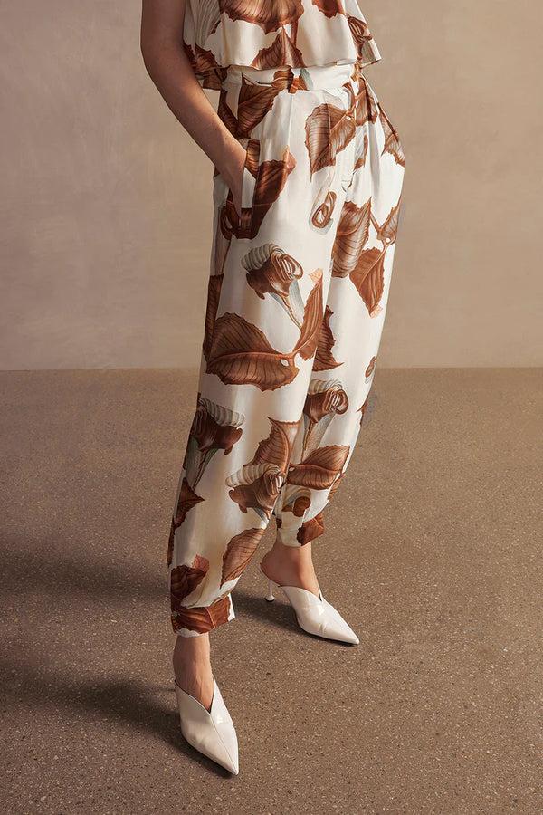 Adriana Degreas Arisaema Carrot Pants