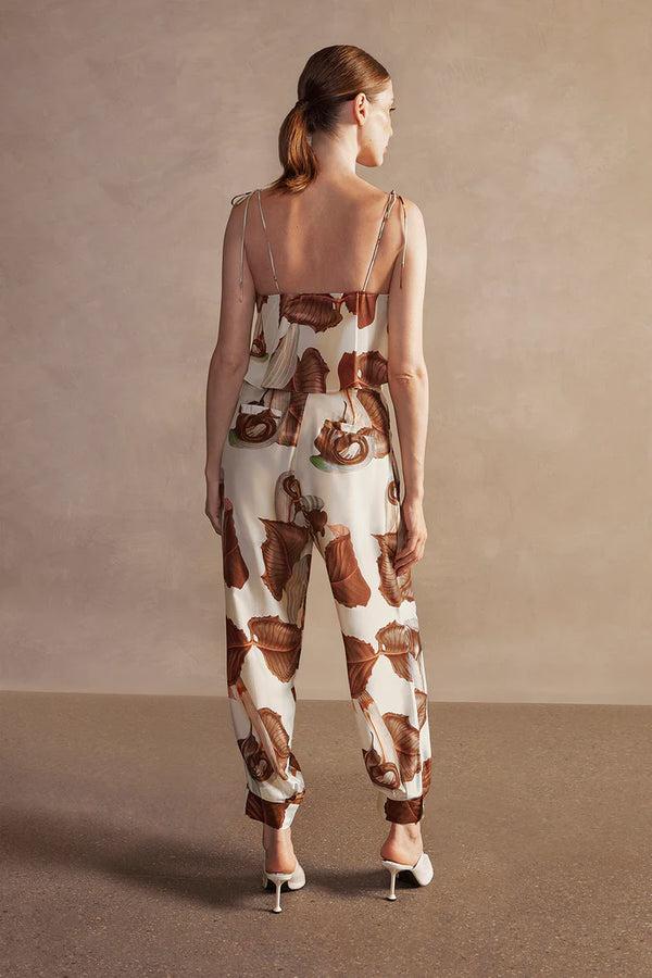 Adriana Degreas Arisaema Cropped Blouse