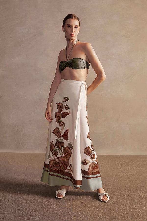 Adriana Degreas Arisaema Long Skirt