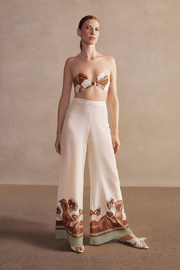 adriana degreas Arisaema Wide-Leg Pants