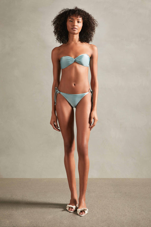 adriana degreas Braided Strap Bandeau Bikini