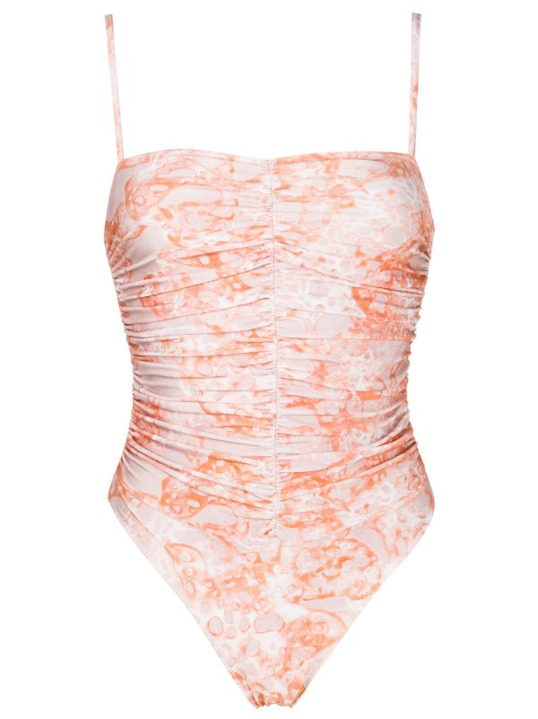 Adriana Degreas Bulles De Mer Frilled Swimsuit
