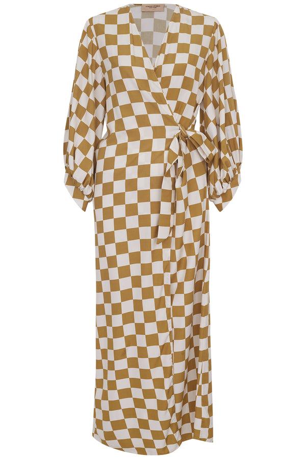 Adriana Degreas Carre Vintage Long Robe