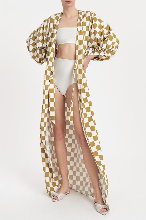 adriana degreas Carre Vintage Long Robe