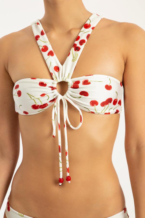 Adriana Degreas Cherry Bomb Halterneck Bikini