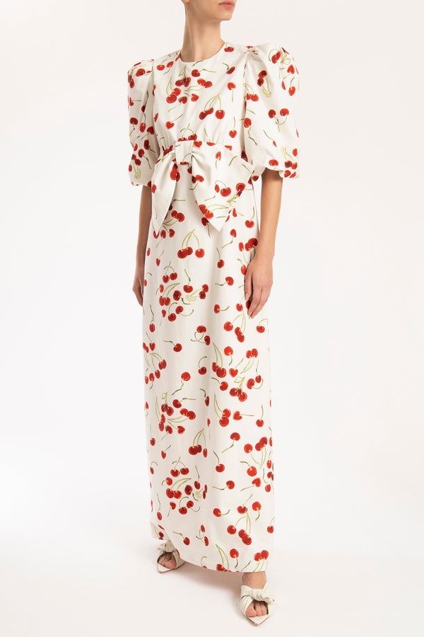 Adriana Degreas Cherry Bomb Long Dress
