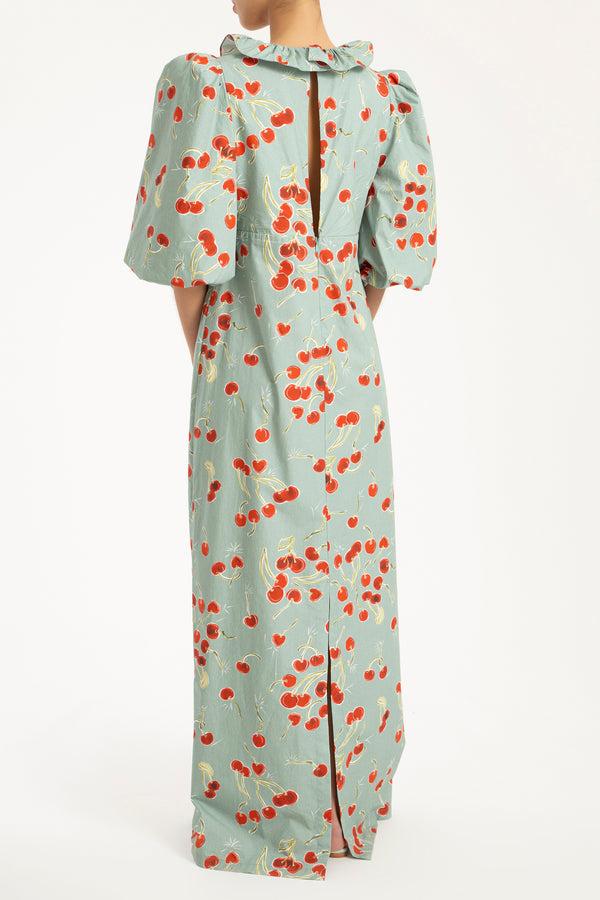 Adriana Degreas Cherry Bomb Long Dress