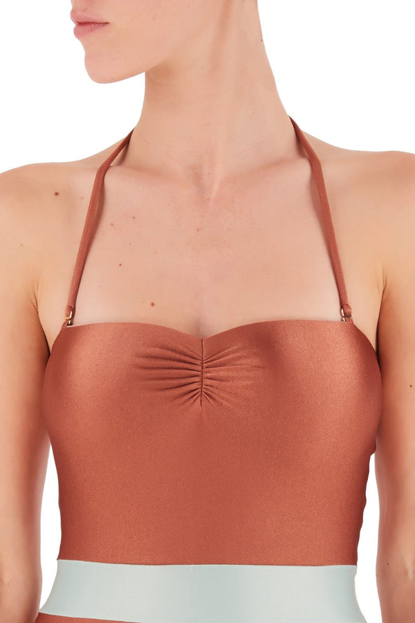 Adriana Degreas Cinque Terre Strapless Swimsuit