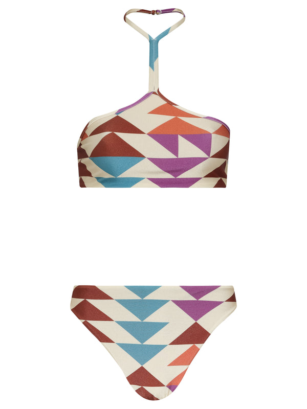 Adriana Degreas Colibri High-Leg Halterneck Bikini