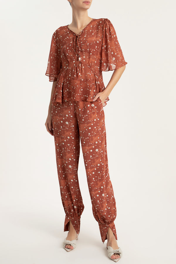 Adriana Degreas Constellation Blouse