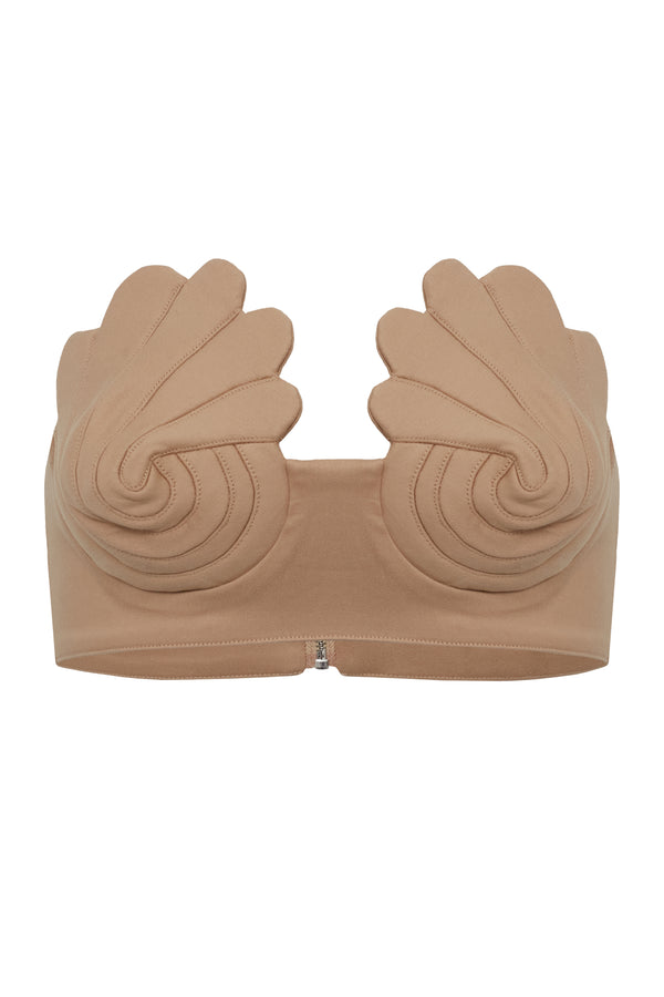 Adriana Degreas Coquillage Strapless Top