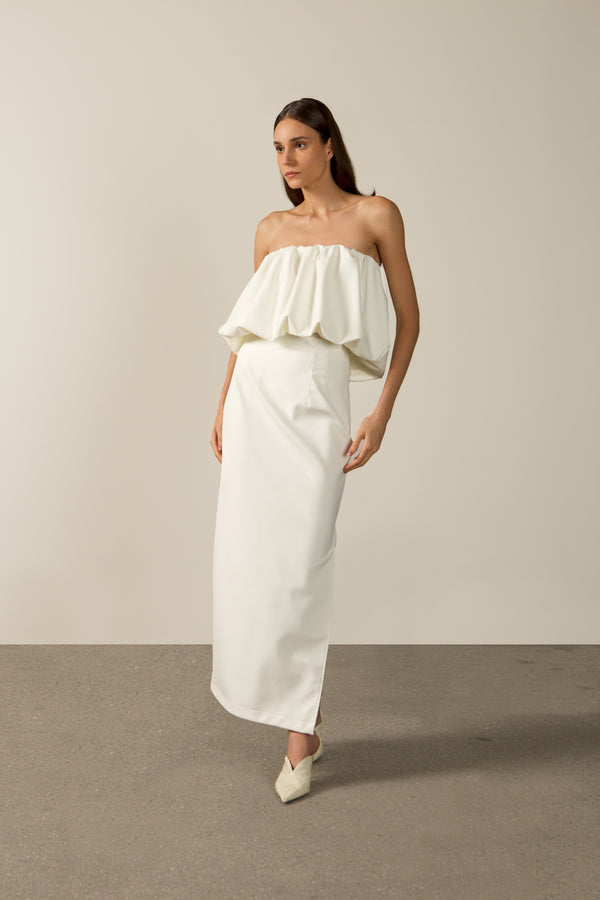Adriana Degreas Coquille De Mer Strapless Bodysuit
