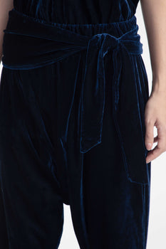 Adriana Degreas Drop-crotch Velvet Pants