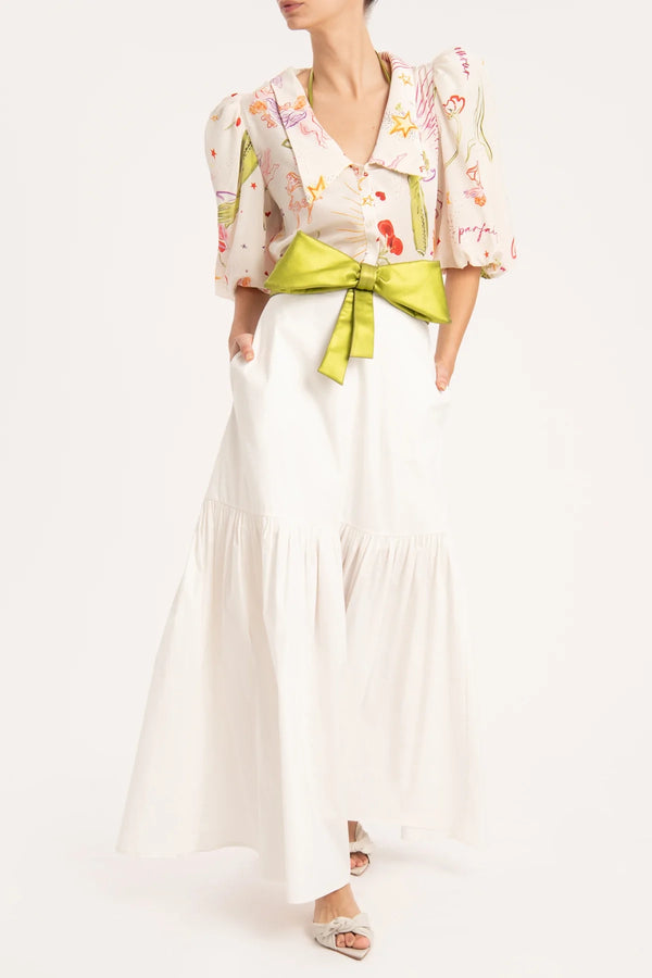 adriana degreas Effortless Chic Long Skirt