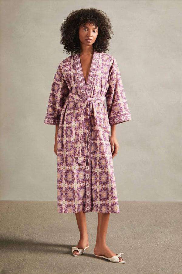 adriana degreas Exotic Coral Midi Robe