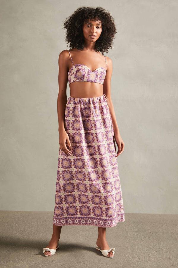 adriana degreas Exotic Coral Skirt & Top Set