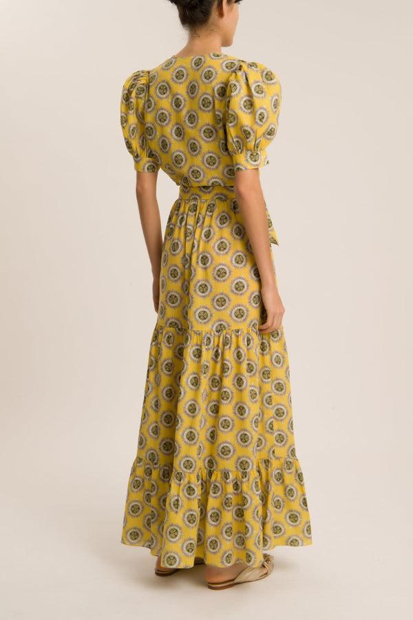 Adriana Degreas Exotic Passion Frilled Long Skirt