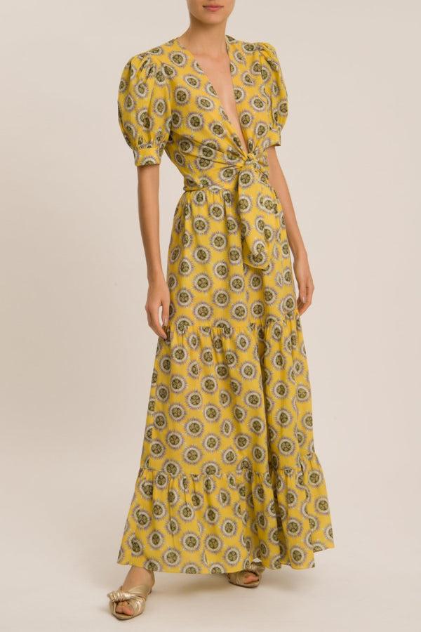 adriana degreas Exotic Passion Frilled Long Skirt