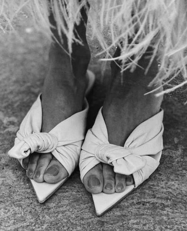 Adriana Degreas Flat Sandals With Knot