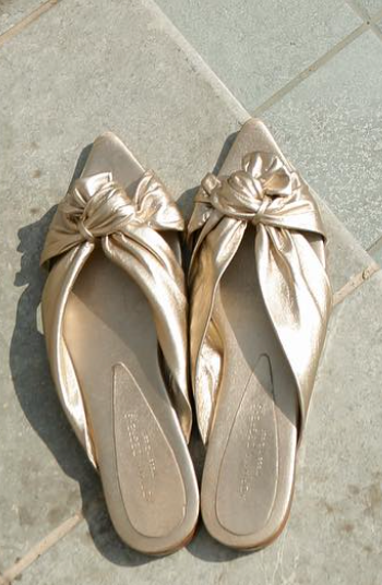 adriana degreas Flat Sandals With Knot