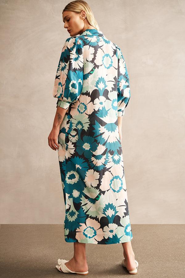 Adriana Degreas Flower Power Long Robe