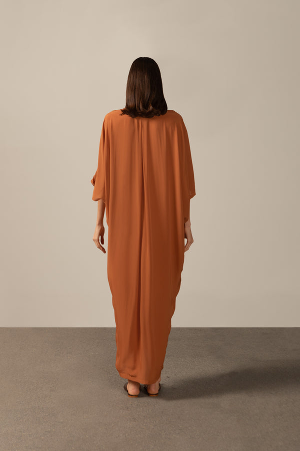 Adriana Degreas Geometric Long Kaftan