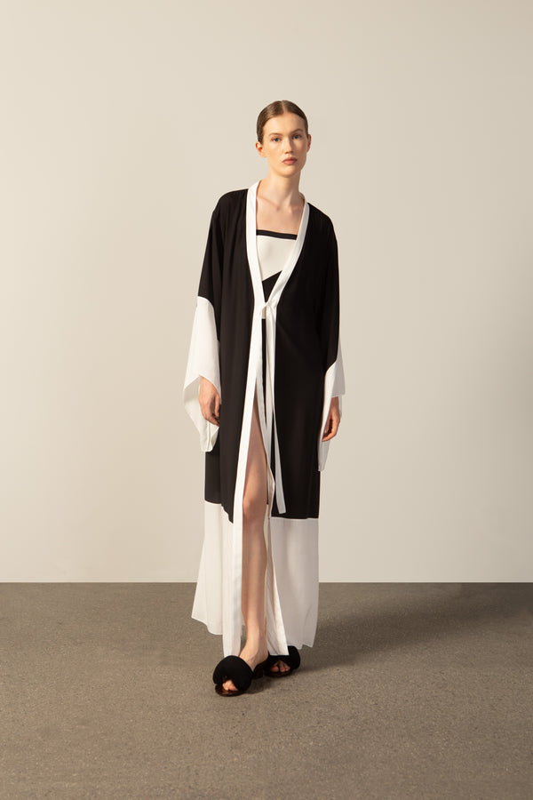 Adriana Degreas Geometric Long Robe