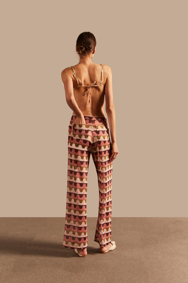Adriana Degreas Giardino Straight Pants