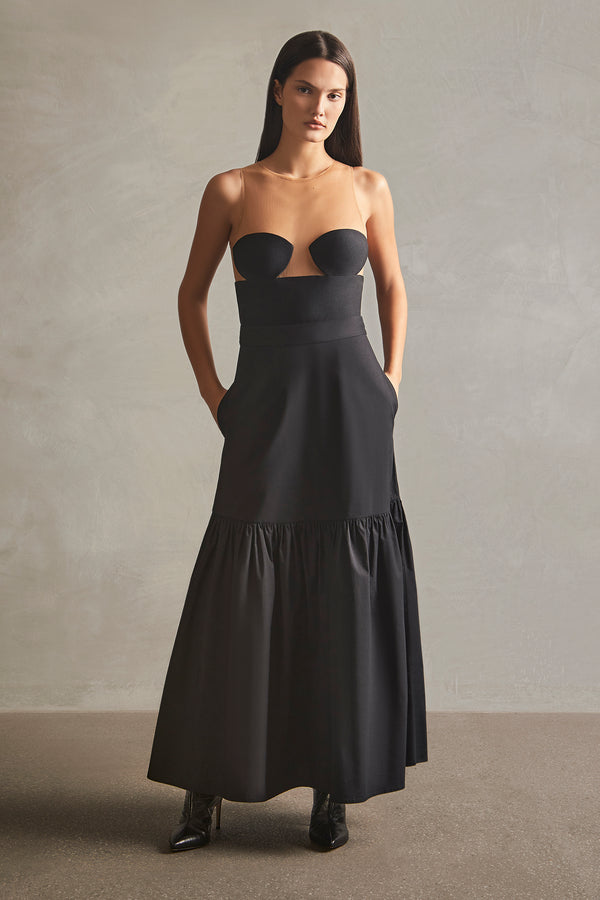 Adriana Degreas Hands Tulle Bodysuit