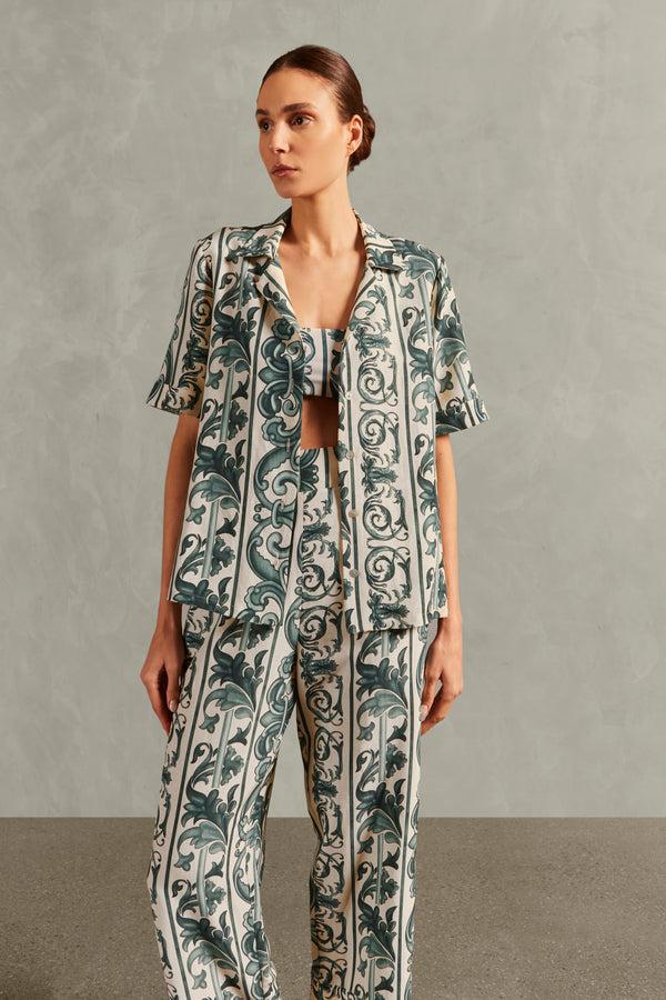 Adriana Degreas Hera Short-Sleeved Shirt