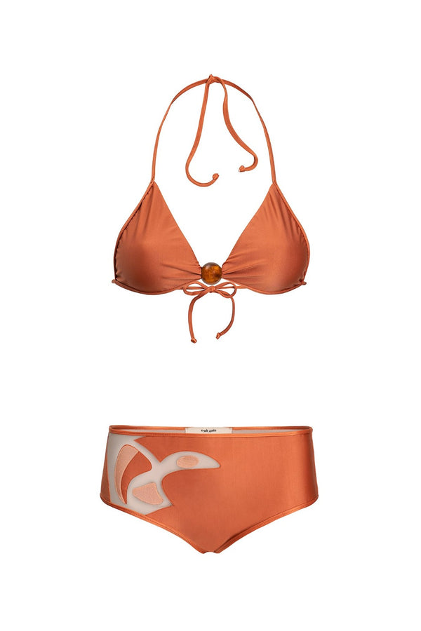 Adriana Degreas Hot Pants Bikini With Tulle