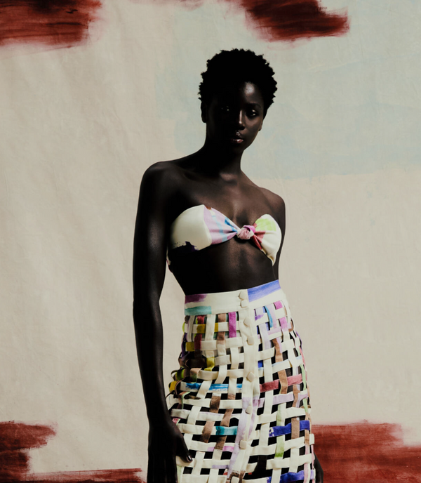 adriana degreas Illusion Strapless Top