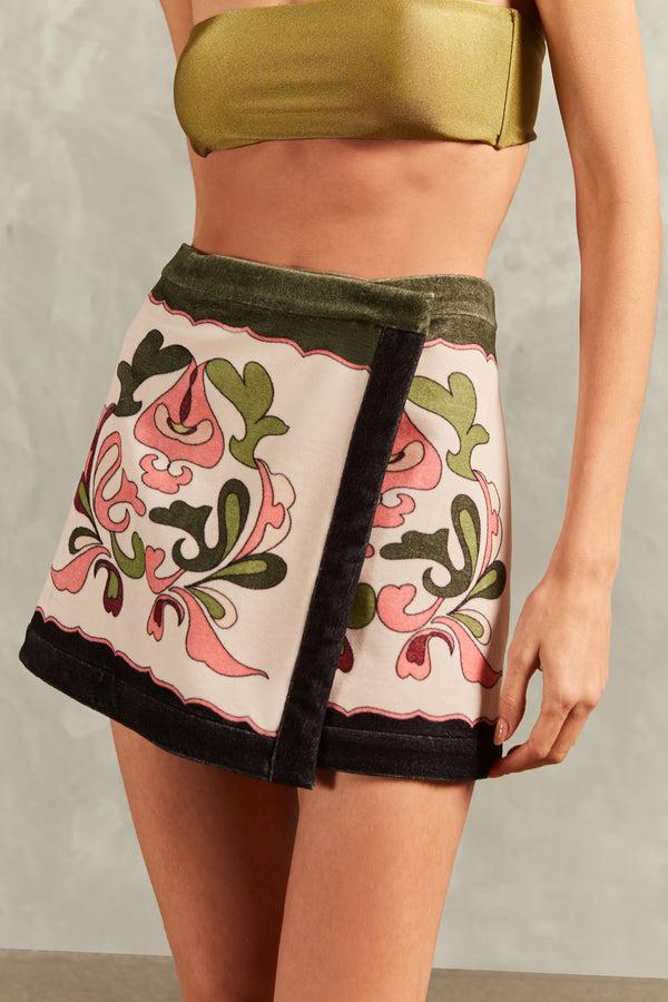 Adriana Degreas Inamorata Mini Skirt