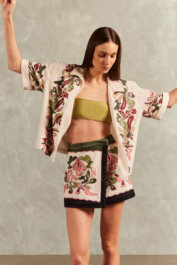 Adriana Degreas Inamorata Mini Skirt