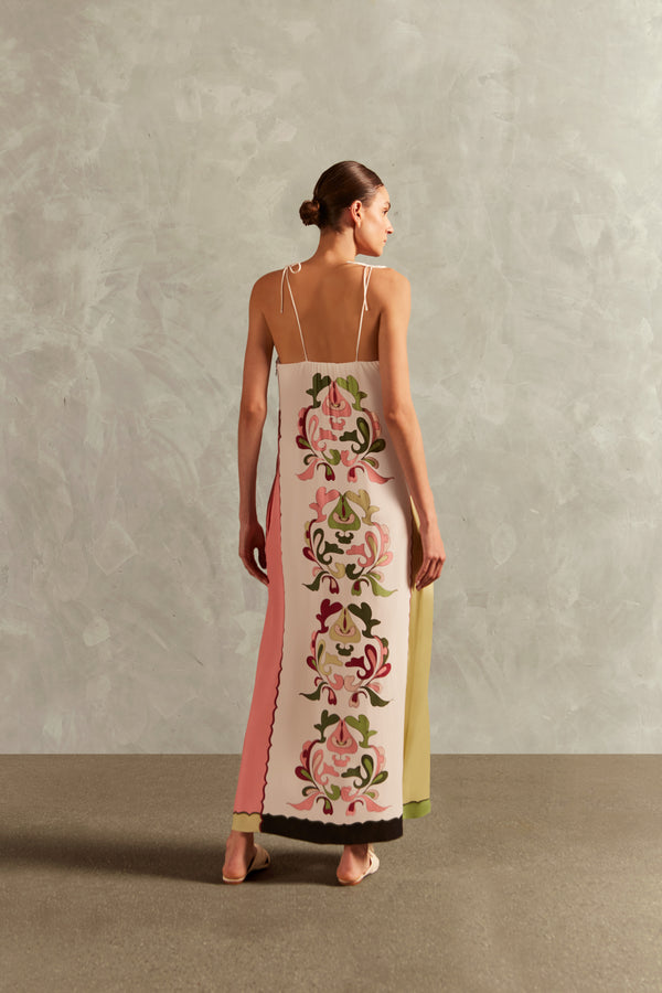 Adriana Degreas Inamorata Straps Long Dress