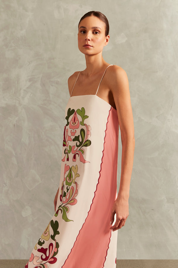 Adriana Degreas Inamorata Straps Long Dress