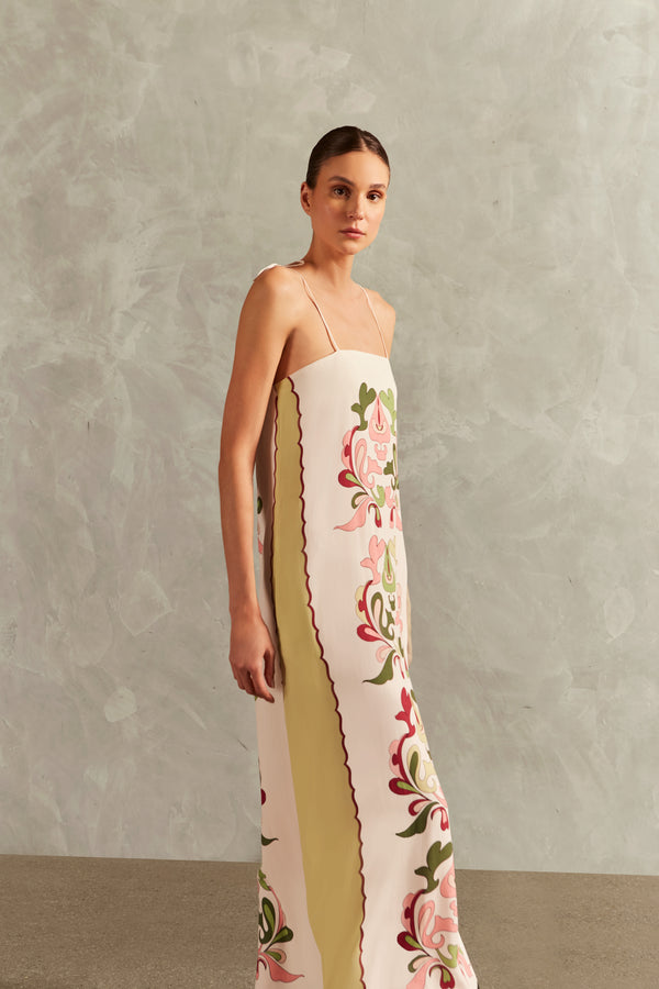 adriana degreas Inamorata Straps Long Dress