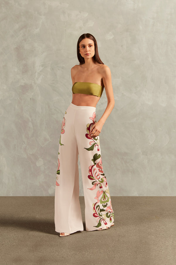 adriana degreas Inamorata Wide-Leg Pants