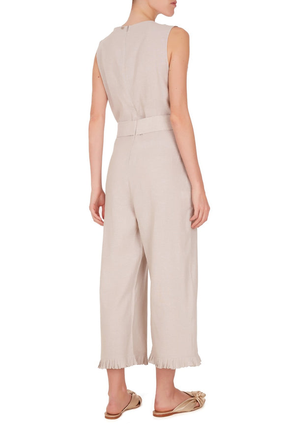 Adriana Degreas Ivory Jumpsuit