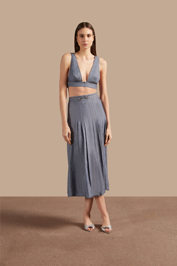 adriana degreas Jeans V-Neck Top