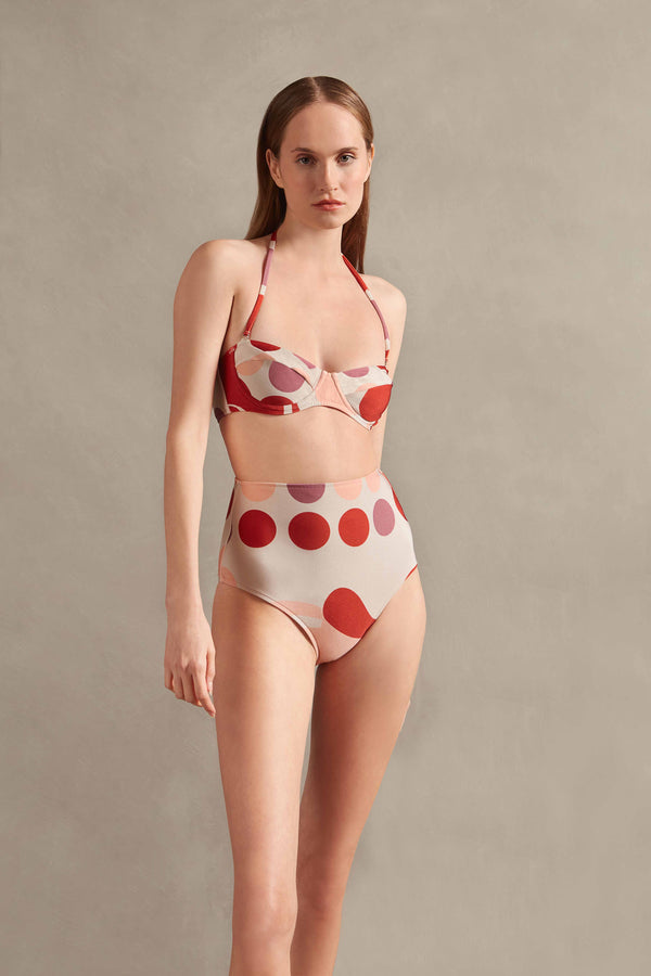 Adriana Degreas Jellyfish High-Waisted Bikini